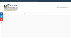 Desktop Screenshot of messina-cpa.com